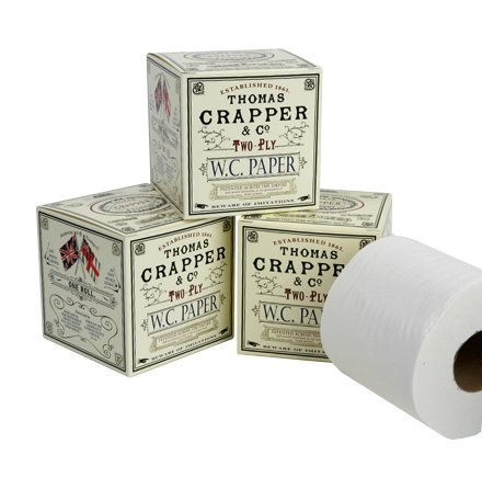Decorative WC paper, pack of 3 rolls