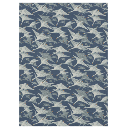 Mulberry Textil - Wild Geese Linen, Spice