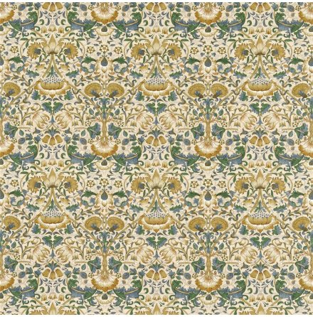 Morris textil - Lodden (print), Blush/Woad