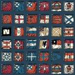 Mulberry Tapet - Naval Ensigns