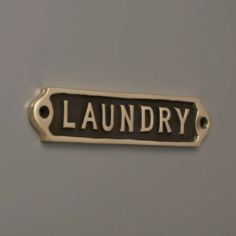 Skylt "Laundry" - Mssing