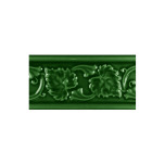 Leaf Moulding 6x3" - Victorian Green