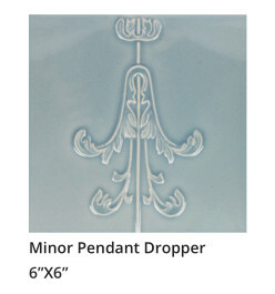 Minor Pendant Dropper 6x6" - Moonstone