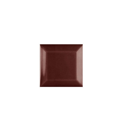 Half Metro Tile 75x75 - Teapot Brown