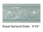 Royal Garland Dado 6x3" - Victorian Green (Fel kulr p bild)