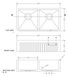 Kksvask Warton, 895 mm Flera kulrer