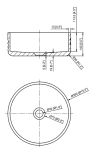 Vask Margarites, 380 mm Flera kulrer