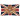 Kudde Union Jack Lion Crest, 32 x 46 cm