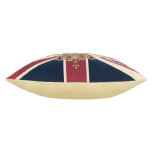 Kudde Union Jack Lion Crest, 32 x 46 cm