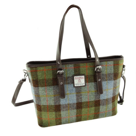 Tote Bag "Spey" i Harris Tweed - MacLeod Tartan