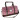 Weekend Bag "Clyde" i Harris Tweed - Pink Check