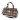 Weekend Bag "Clyde" i Harris Tweed - Muted Green & Rose Pink Tartan