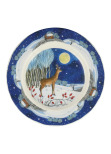 Emma Bridgewater tallrik - Midnight Deer 22 cm