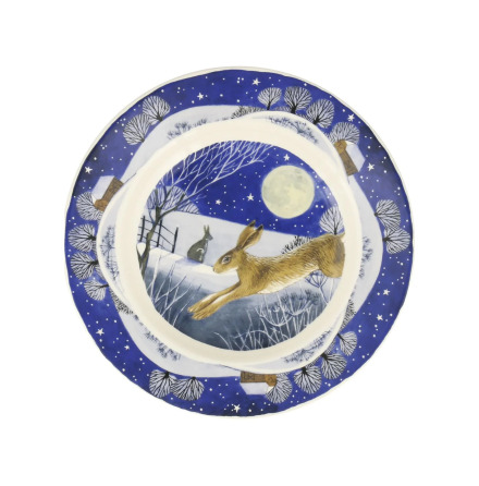 Emma Bridgewater tallrik - Midnight Hare 22 cm