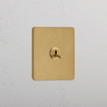 Vippstr�mbrytare Antique Brass