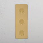 Trippel Dimmer Vertical Antique Brass