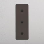 Trippel Vertikal Vippstr�mbrytare Bronze