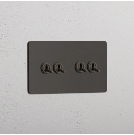 2+2 Vippstr�mbrytare Bronze