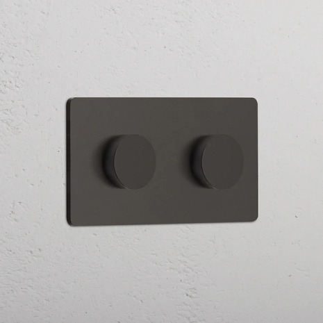 Dubbel Dimmer Bronze