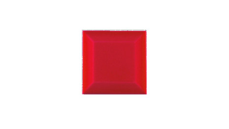 Kakel med fasad kant (slaktarkakel) 75x75x10 mm, Victorian red